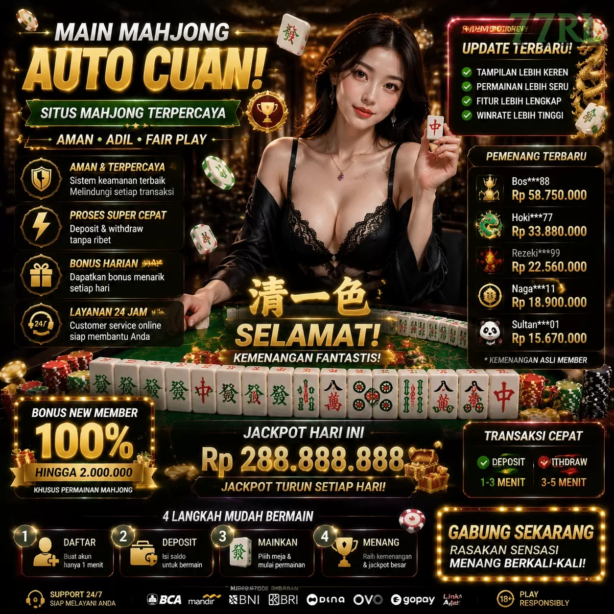 Cara Mendaftar dan Verifikasi Akun di 77rl